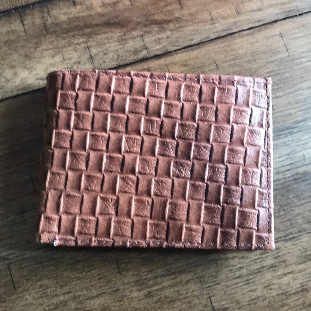 Brown leather wallet